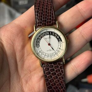 Vintage 1990s Orient Jupiter 584506-60 Men’s Watch
Unique 24-hour dial